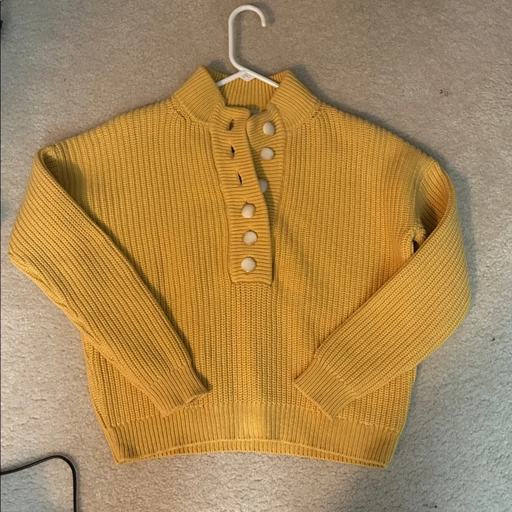 Sezane Lucas Jumper yellow xs - Picture 7 of 9